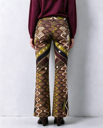 Mesa Sagebrush Zigzag Bootcut Jeans