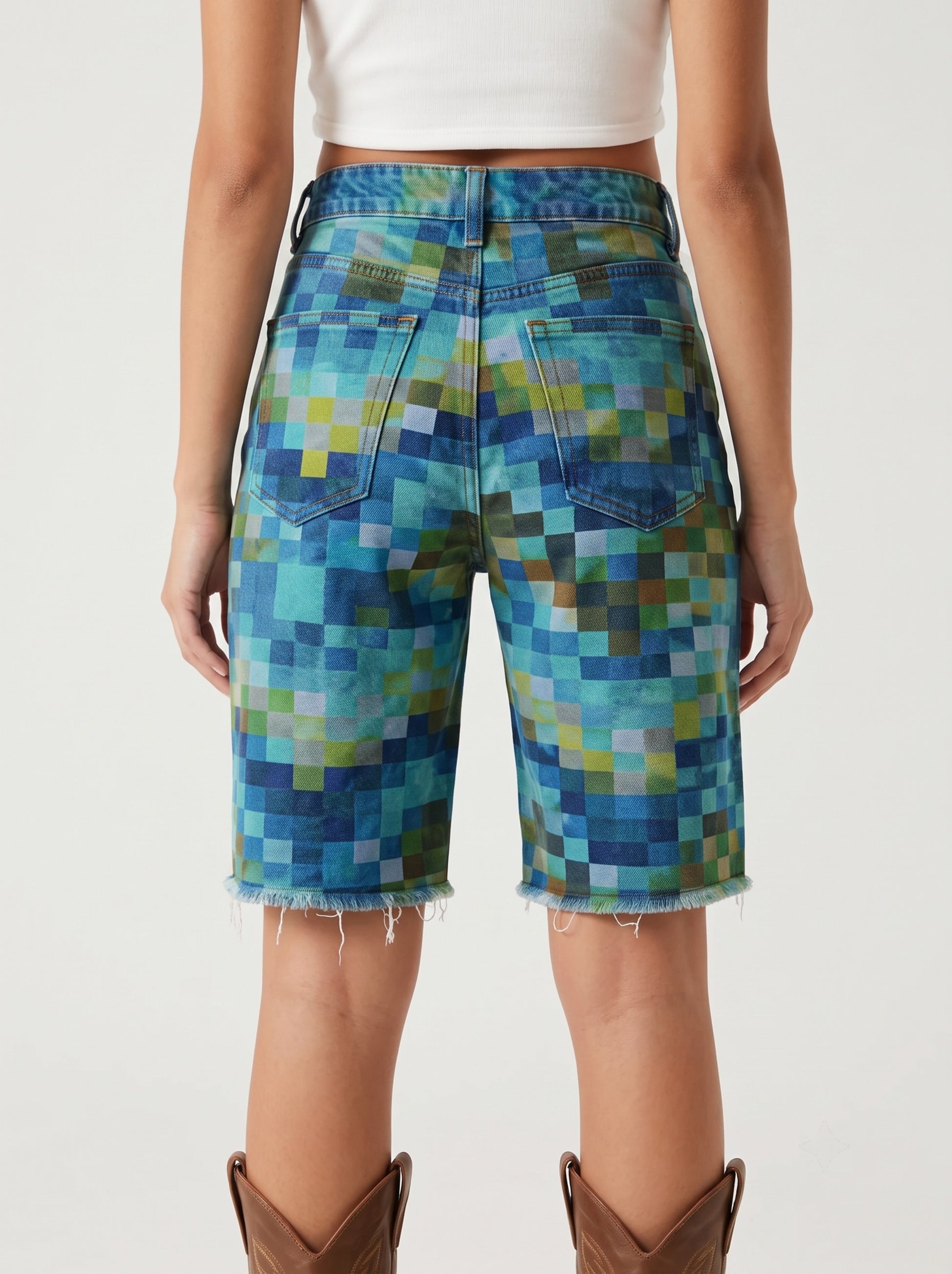 Desert Pixel RB-BOT08 – Back View – Riley – blue, green