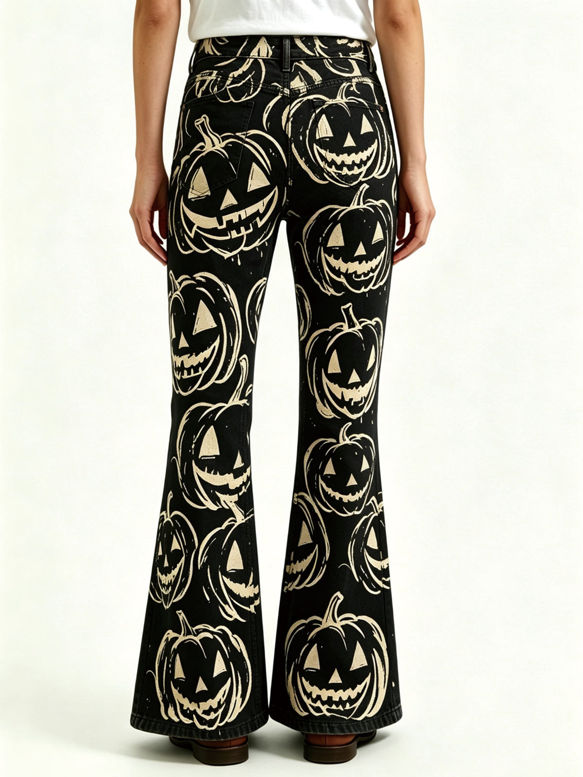 Pumpkin Prairie RB-BOT04 – Back View – Riley – black
