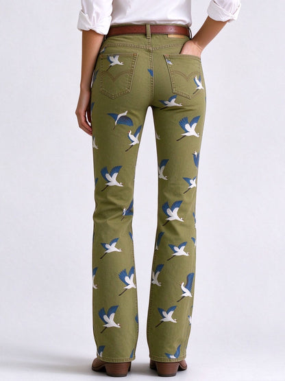 Crane Creek Flight Low-Rise Bootcut Jeans