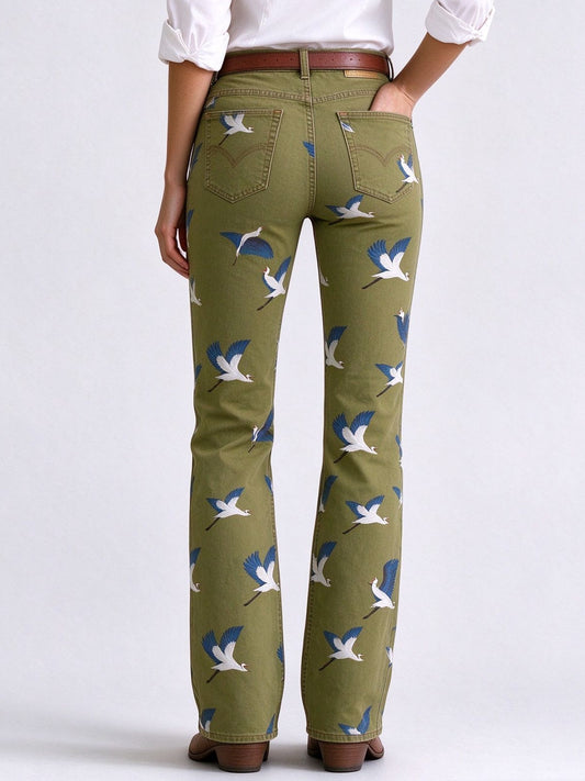 Crane Creek Flight Low-Rise Bootcut Jeans