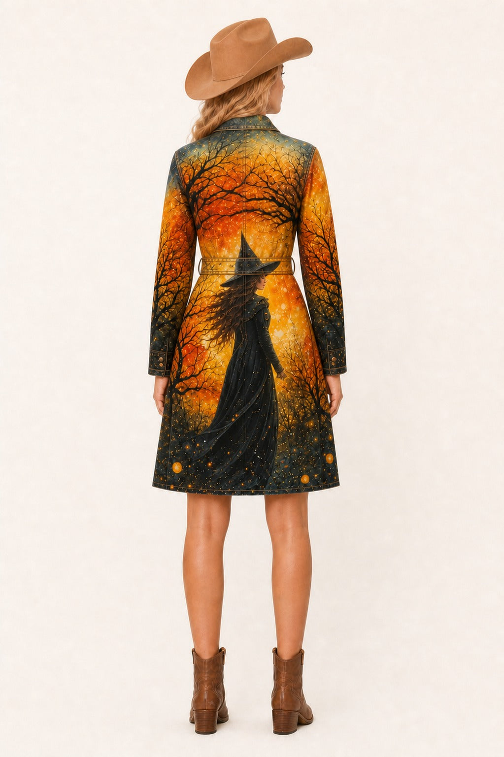 Crimson Prairie Wisp RB-DRS12 – Back View – Riley – orange, black, gold