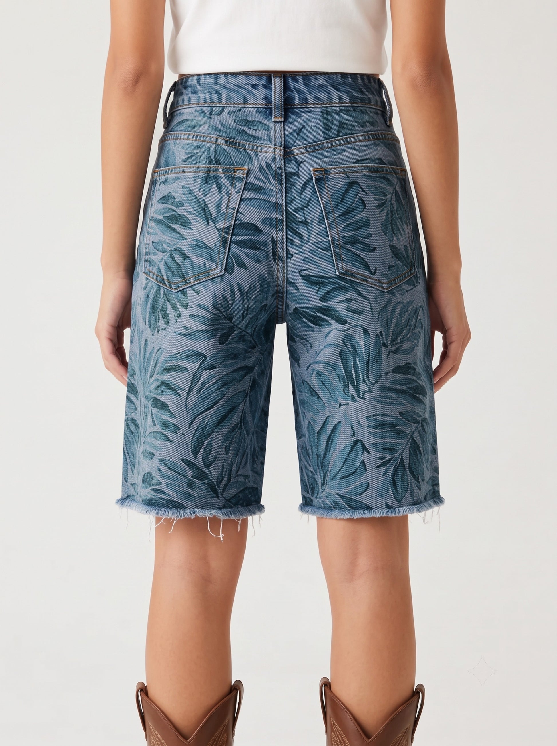 Ranch Leaf RB-BOT08 – Back View – Riley – blue