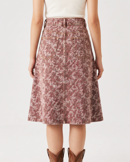 Canyon Bloom RB-SKT03 – Back View – Riley – Rose Wash