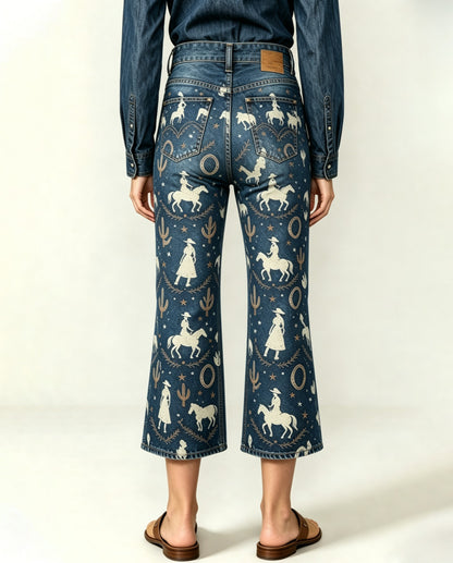 Desert Rider RB-BOT24 – Back View – Riley – Indigo Blue