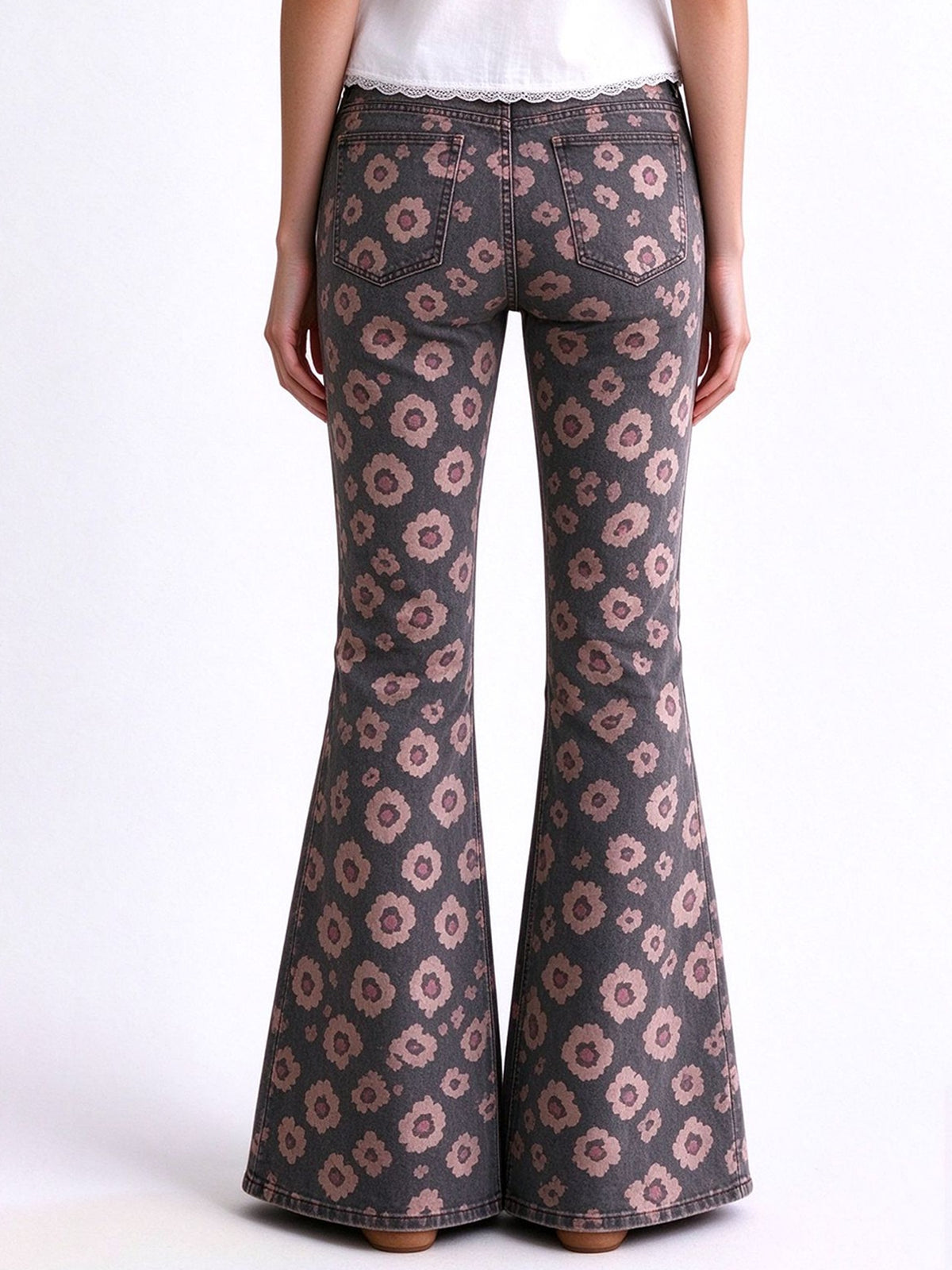 Prairie Rose Bloom 067 Flare Jeans