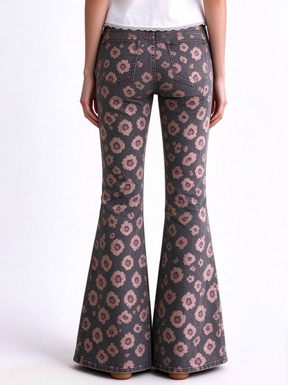 Prairie Rose Bloom 067 Flare Jeans