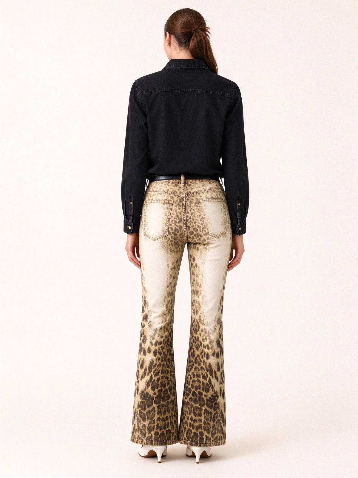 Outlaw Leopard Mesa Bootcut Jeans