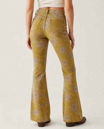 Prairie Bloom Olive RB-BOT04 – Back View – Riley – olive