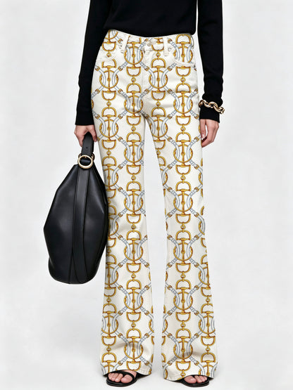 Rodeo Chain Link Flare Jeans