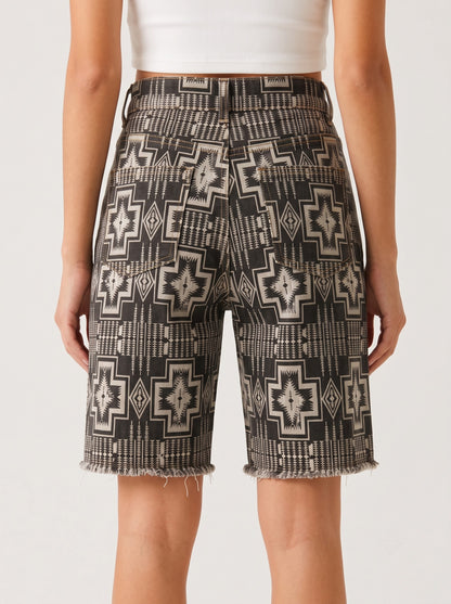 Badlands Weave RB-BOT08 – Back View – Riley – Black, Cream
