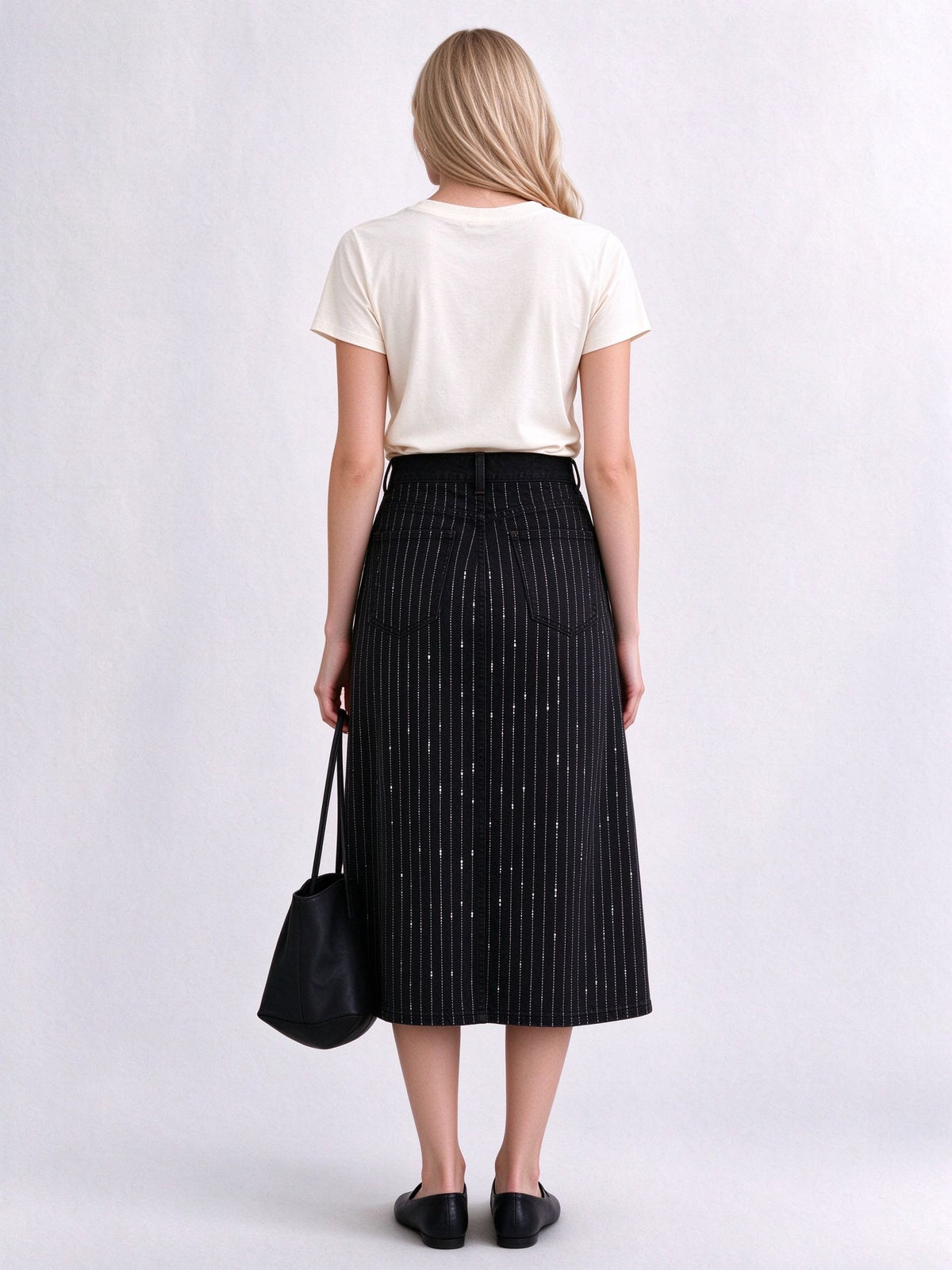 Outlaw Trail Ankle-Length Denim Skirt