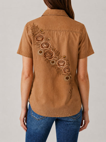 Desert Rose Reverie RB-TOP15 – Back View – Riley – tan
