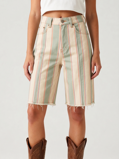Sage Stripe RB-BOT23 – Back View – Riley – Medium Blue
