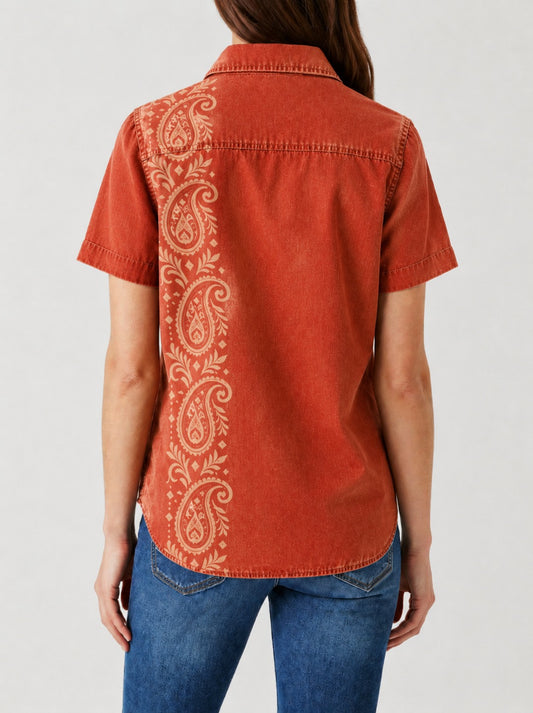 Desert Rose RB-TOP15 – Back View – Riley – rust