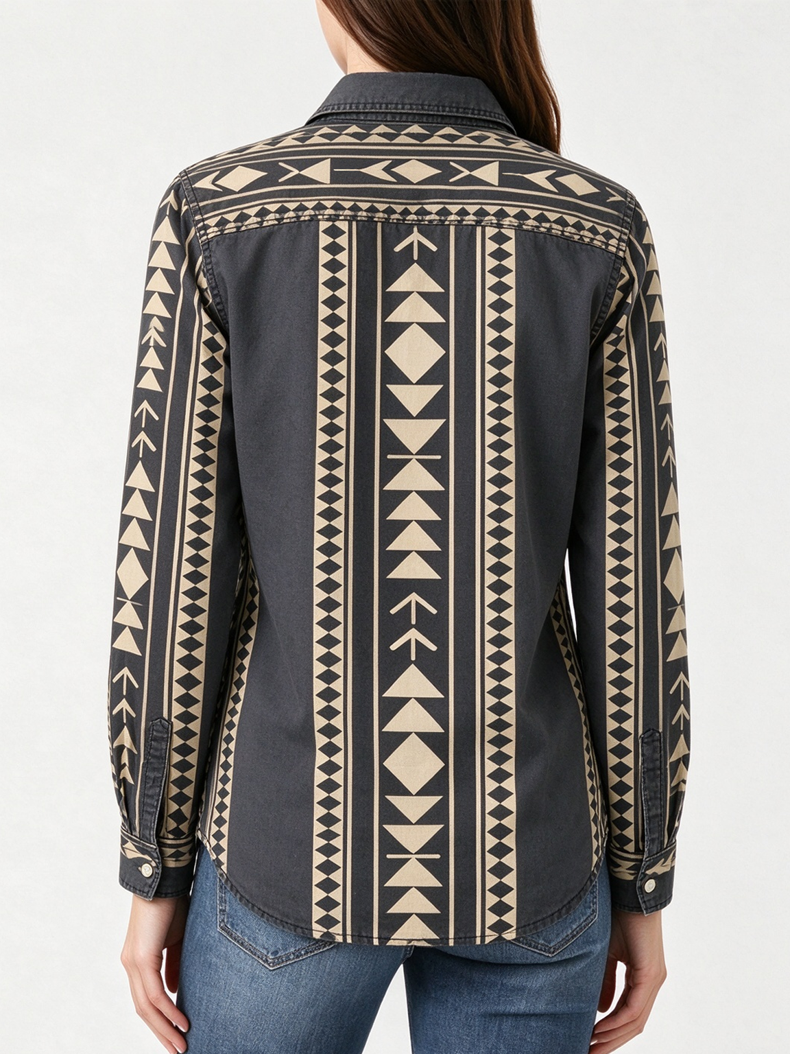 Desert Mirage 028 RB-TOP16 – Back View – Riley – Charcoal