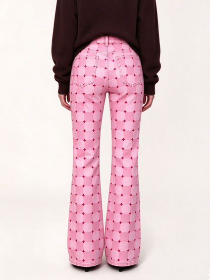 Prairie Grid Flare Jeans