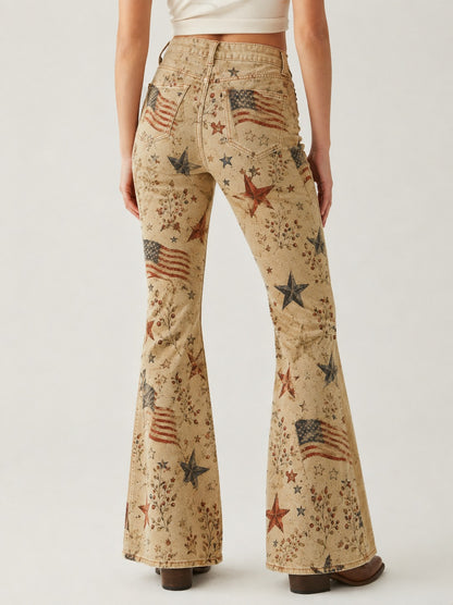 Starlight Prairie Beige Patriotic RB-BOT04 – Back View – Riley – beige