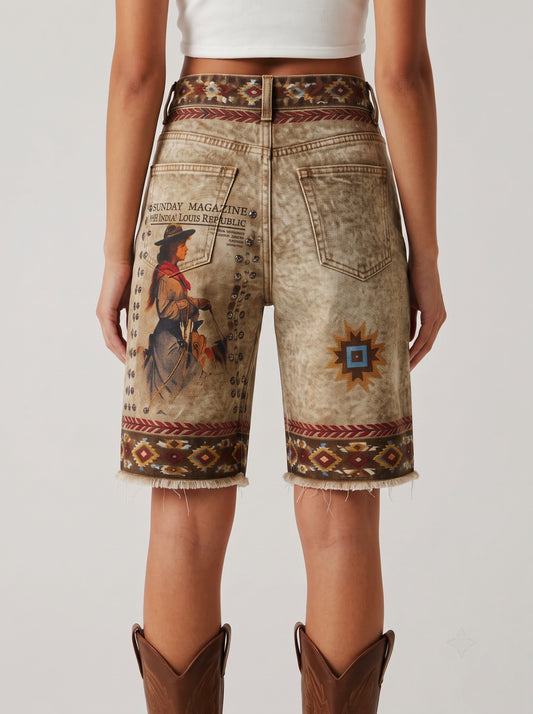 Desert Rider Beige RB-BOT08 – Back View – Riley – beige, brown