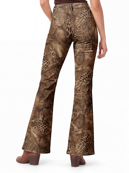 Rattlesnake Patchwork Bootcut Jeans