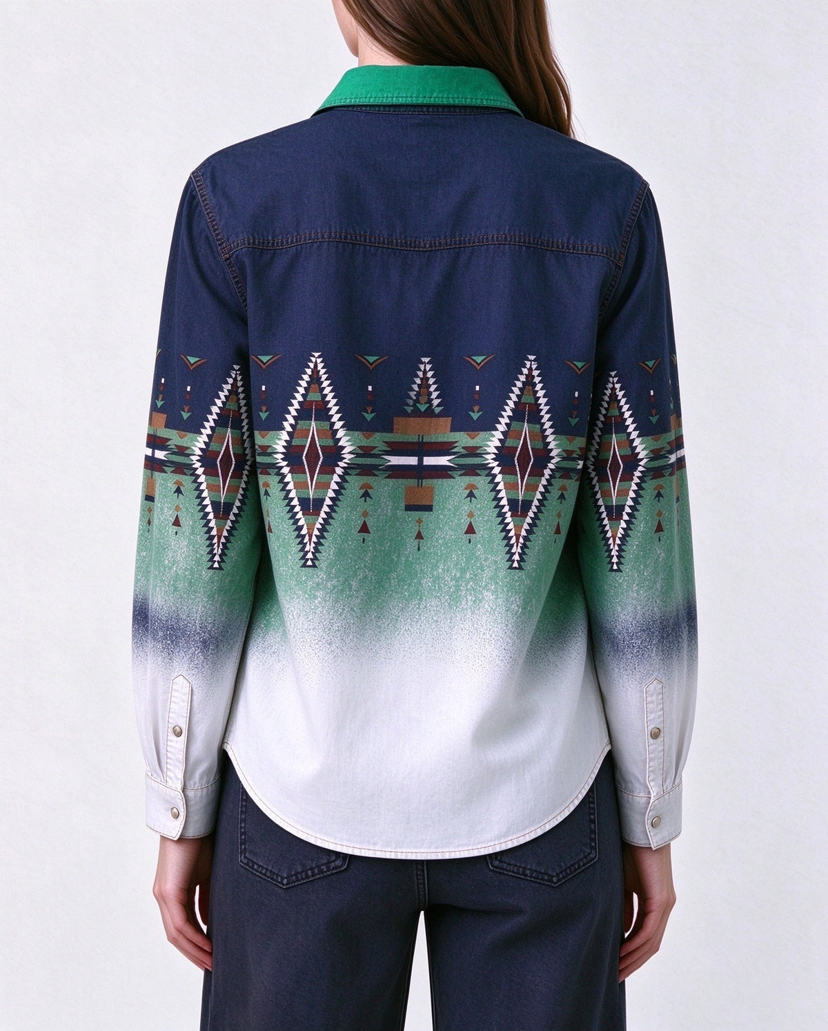 Desert Diamond Trail Long Sleeve Denim Shirt