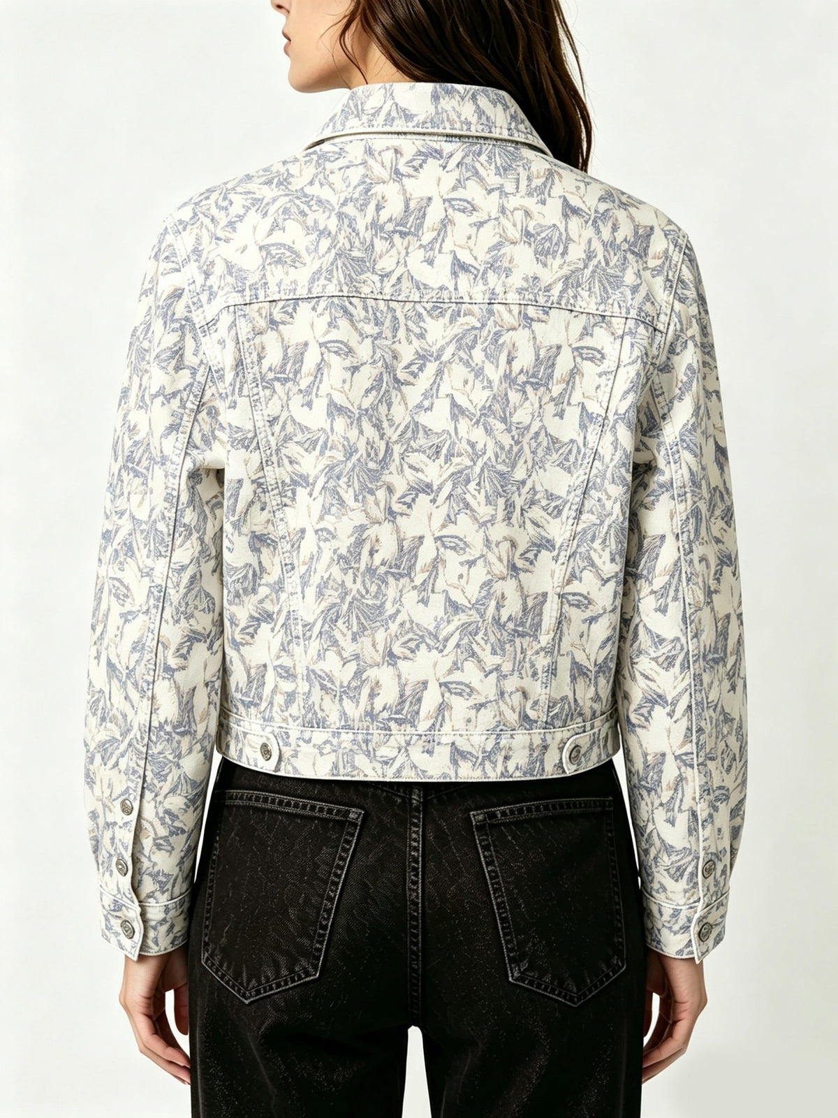 Ridge Prairie Cropped Denim Jacket