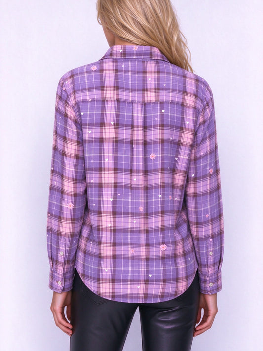 Lavender Gulch Long Sleeve Denim Shirt