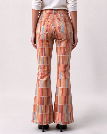 Sunset Serape Roundup Flare Jeans