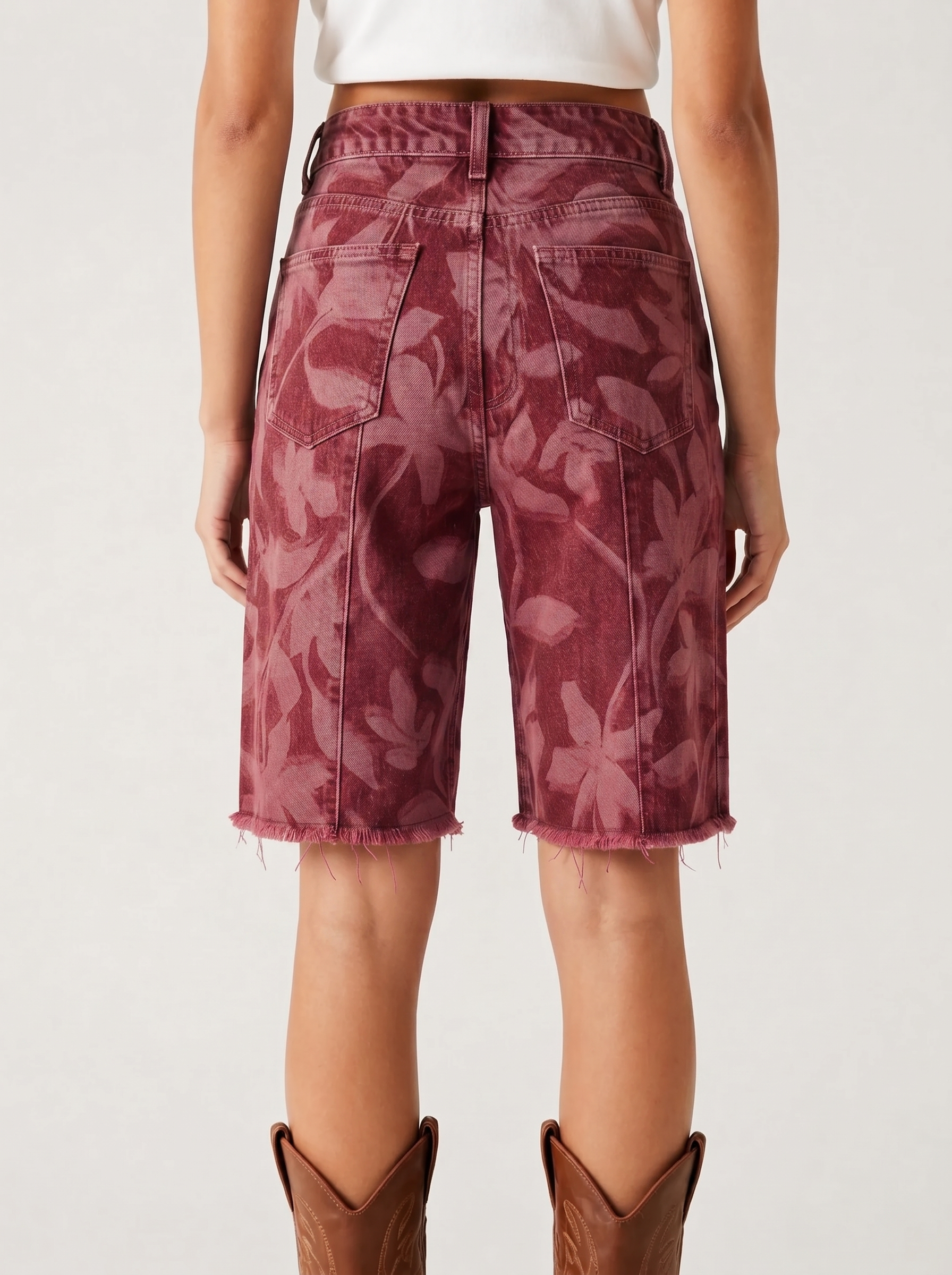 Mauve Tie-Dye RB-BOT23 – Back View – Riley – Medium Blue