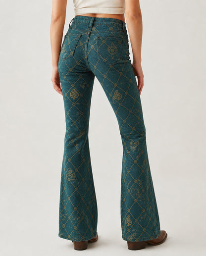 Desert Lattice RB-BOT04 – Back View – Riley – teal