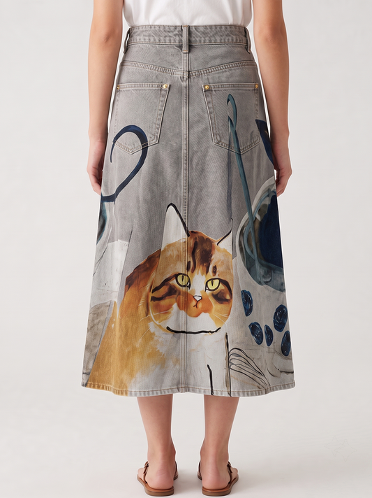 Cactus Whiskers RB-SKT10 – Back View – Jessie – gray