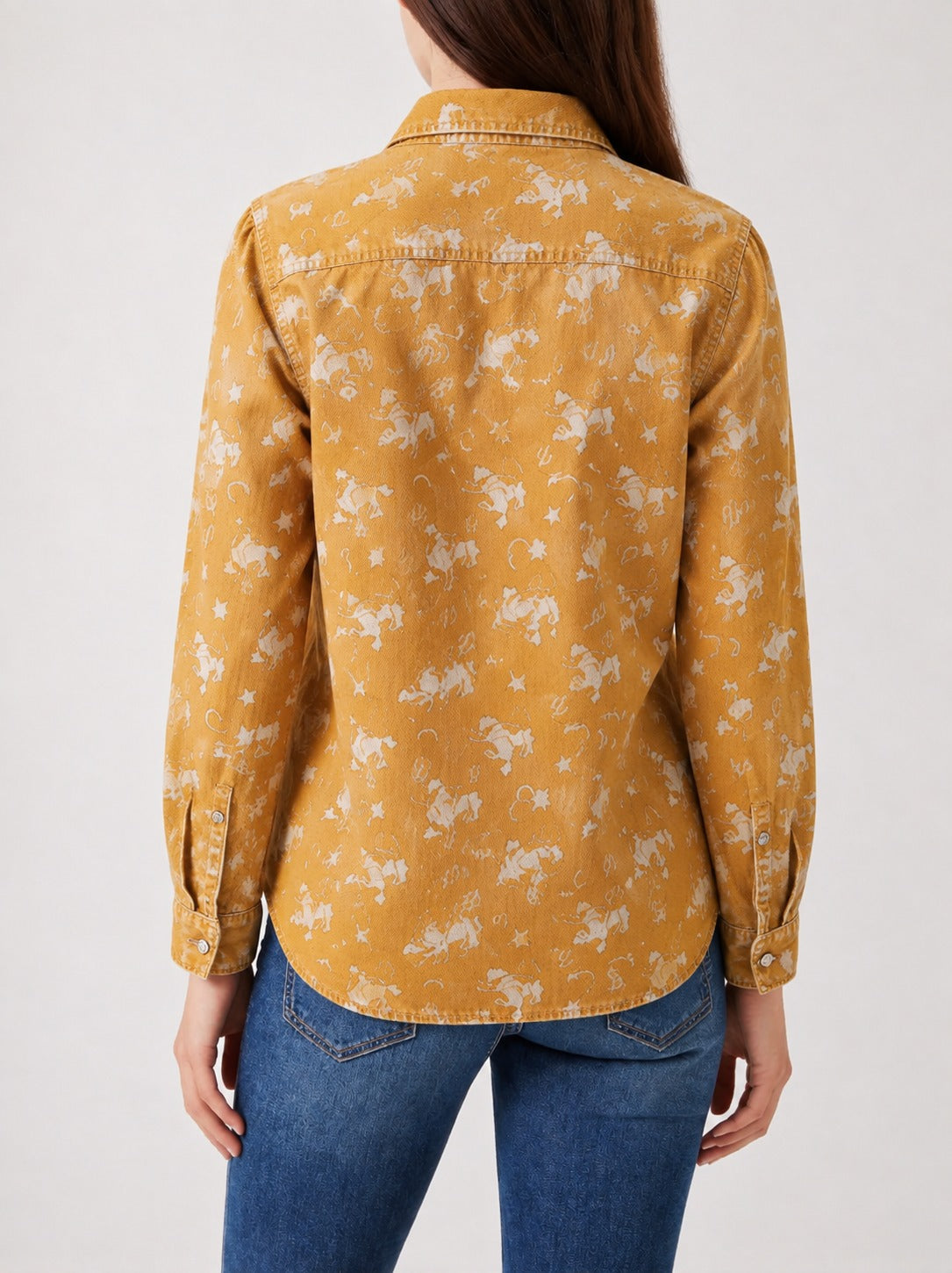 Prairie Rebel RB-TOP16 – Back View – Riley – Mustard