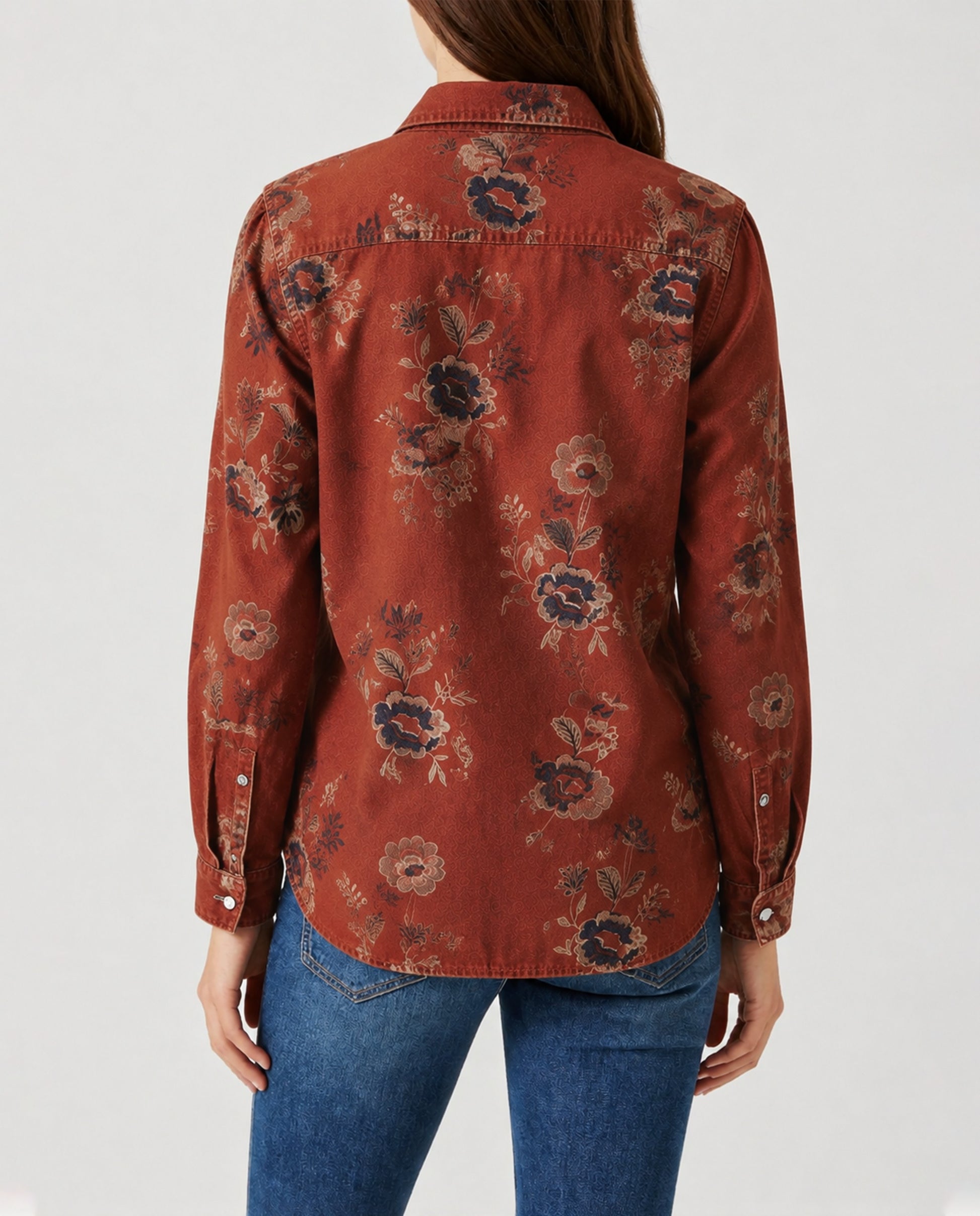Desert Bloom RB-TOP16 – Back View – Riley – rust