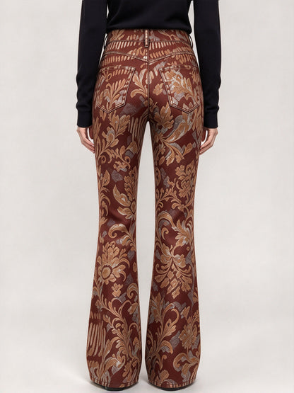 Mesa Ridge Aztec Flare Jeans