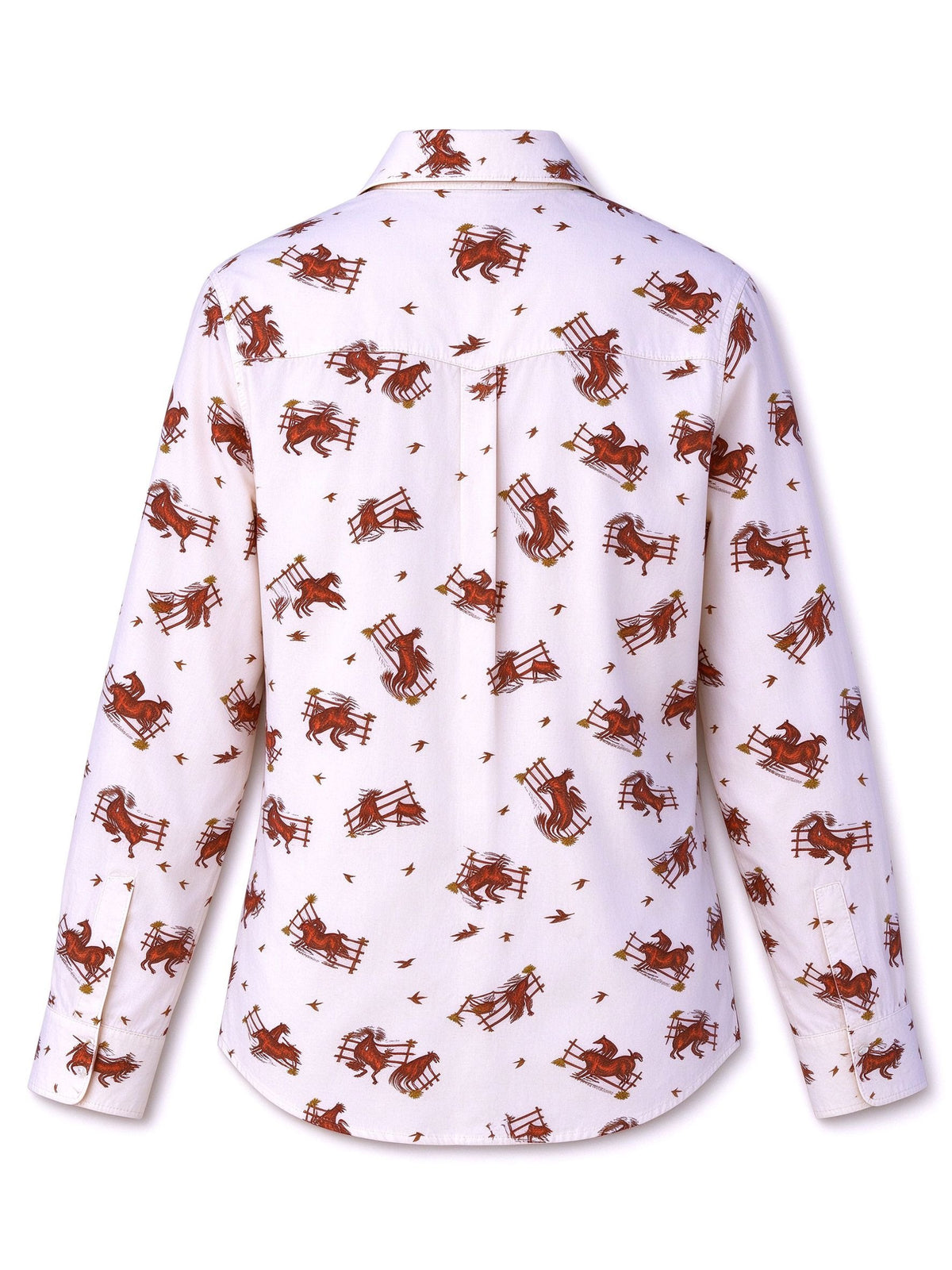 Rodeo Stampede Long Sleeve Denim Shirt