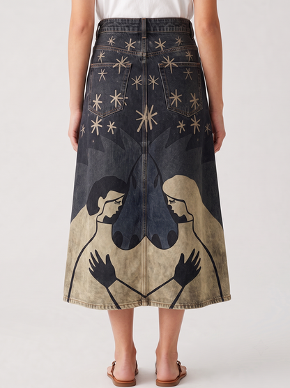 Stellar Sage RB-SKT10 – Back View – Jessie – indigo