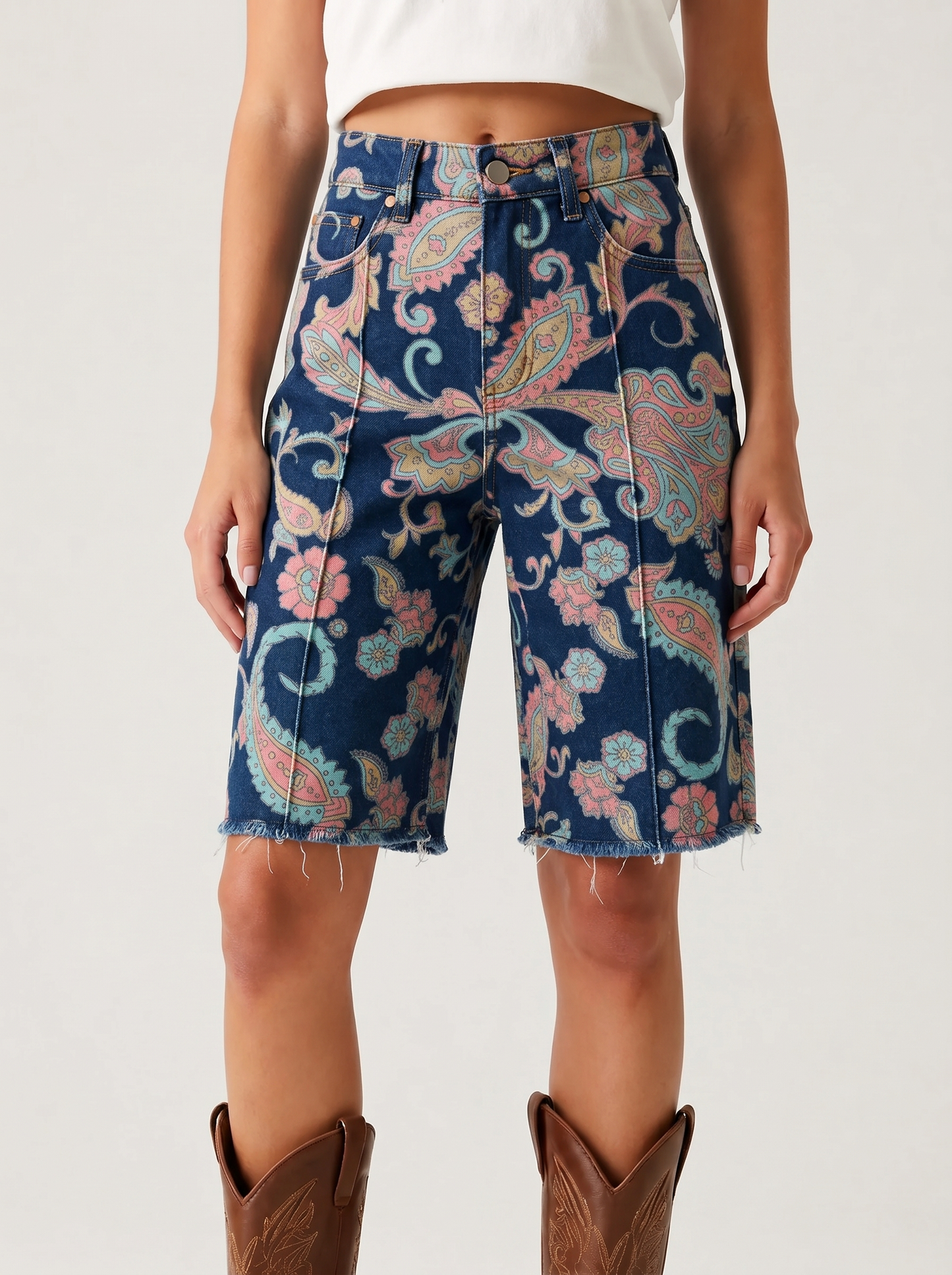 Desert Bloom RB-BOT23 – Back View – Riley – Medium Blue