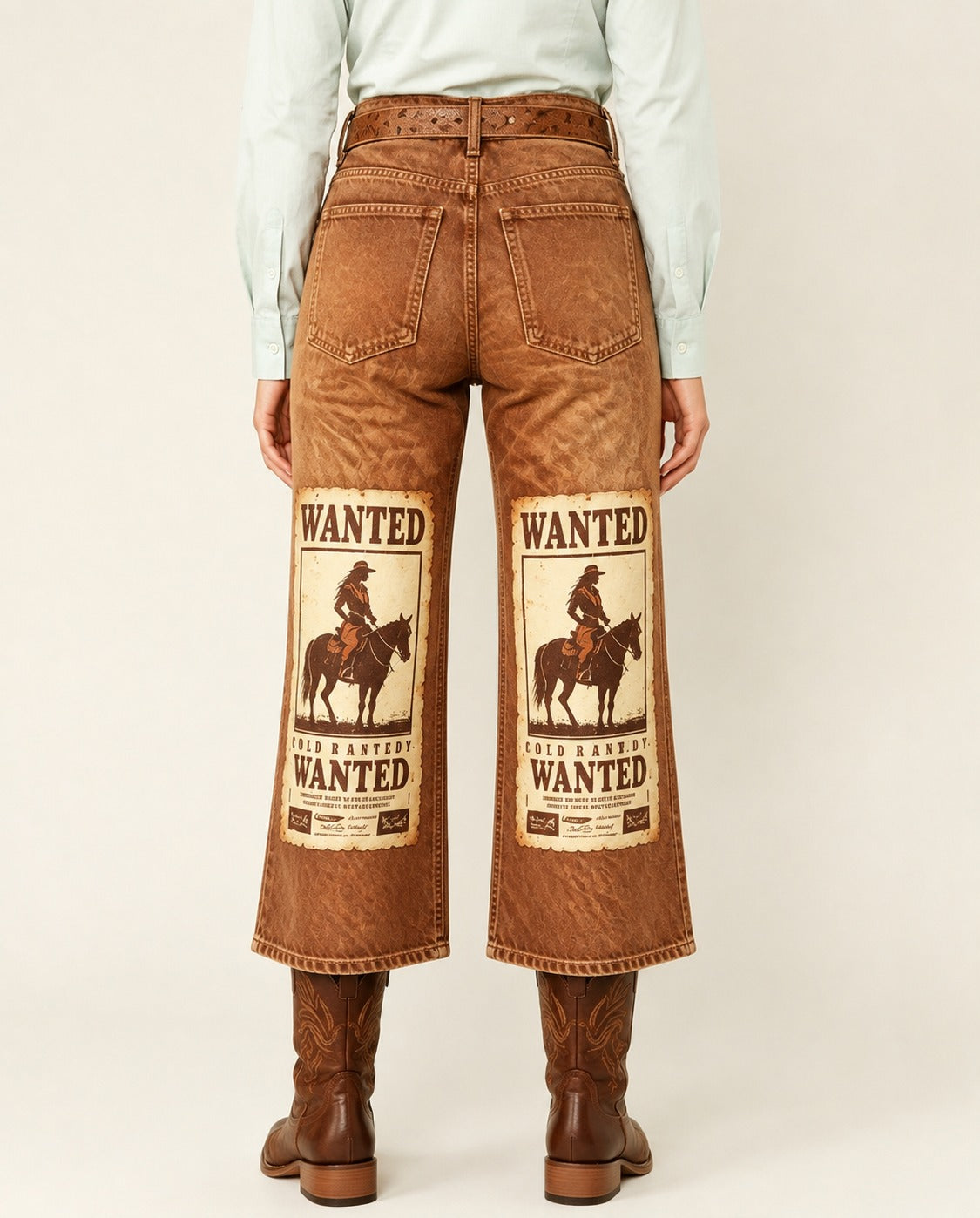 Wanted Outlaw RB-BOT24 – Back View – Riley – brown