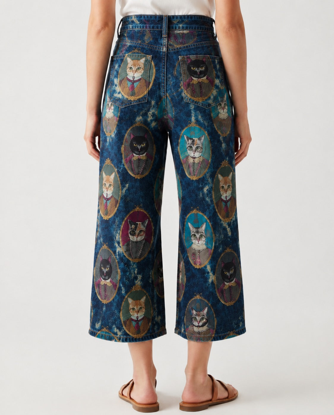 Cat Cavalier RB-BOT24 – Back View – Riley – Indigo