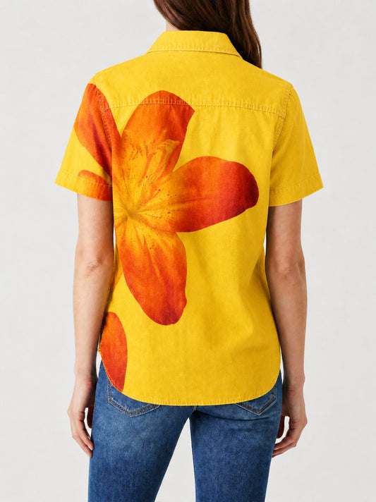 Sunset Saddle RB-TOP15 – Back View – Riley – yellow