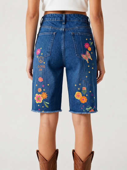 Canyon Stripe RB-BOT23 – Back View – Riley – Medium Blue