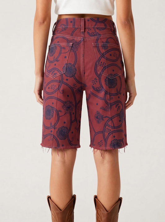 Indigo Wash RB-BOT23 – Back View – Riley – Medium Blue