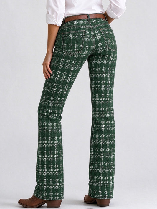 Mesquite Aztec Trail Low-Rise Bootcut Jeans