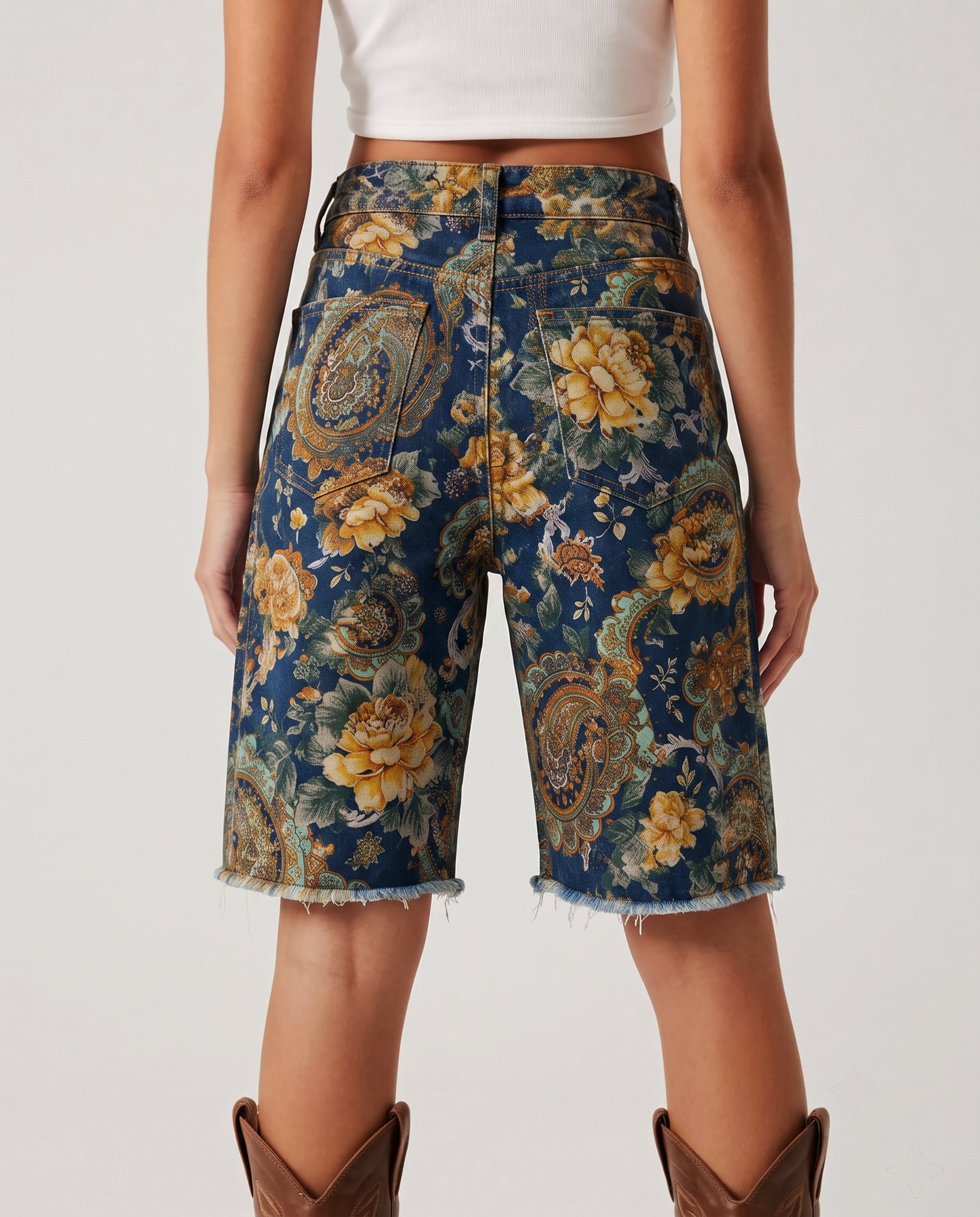 Desert Bloom RB-BOT08 – Back View – Riley – Dark Indigo