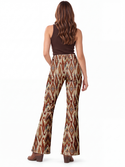 Sundown Saddle Bootcut Jeans – Back View – Riley – Cream