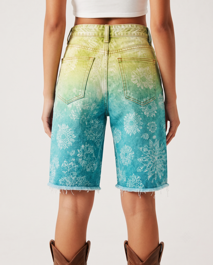 Frost Mesa RB-BOT08 – Back View – Riley – Turquoise to Lime Green Ombre