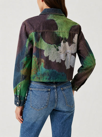 Wildflower Ranger RB-JKT01 – Back View – Riley – Green, Brown