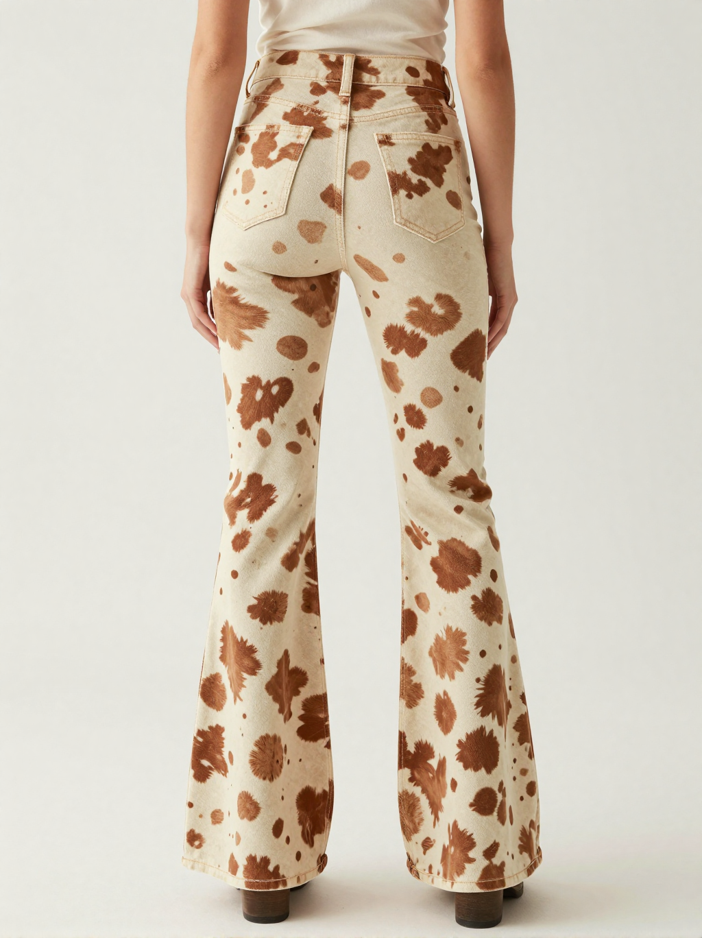 Brown Cow Classic RB-BOT04 – Back View – Jessie – Brown / Cream