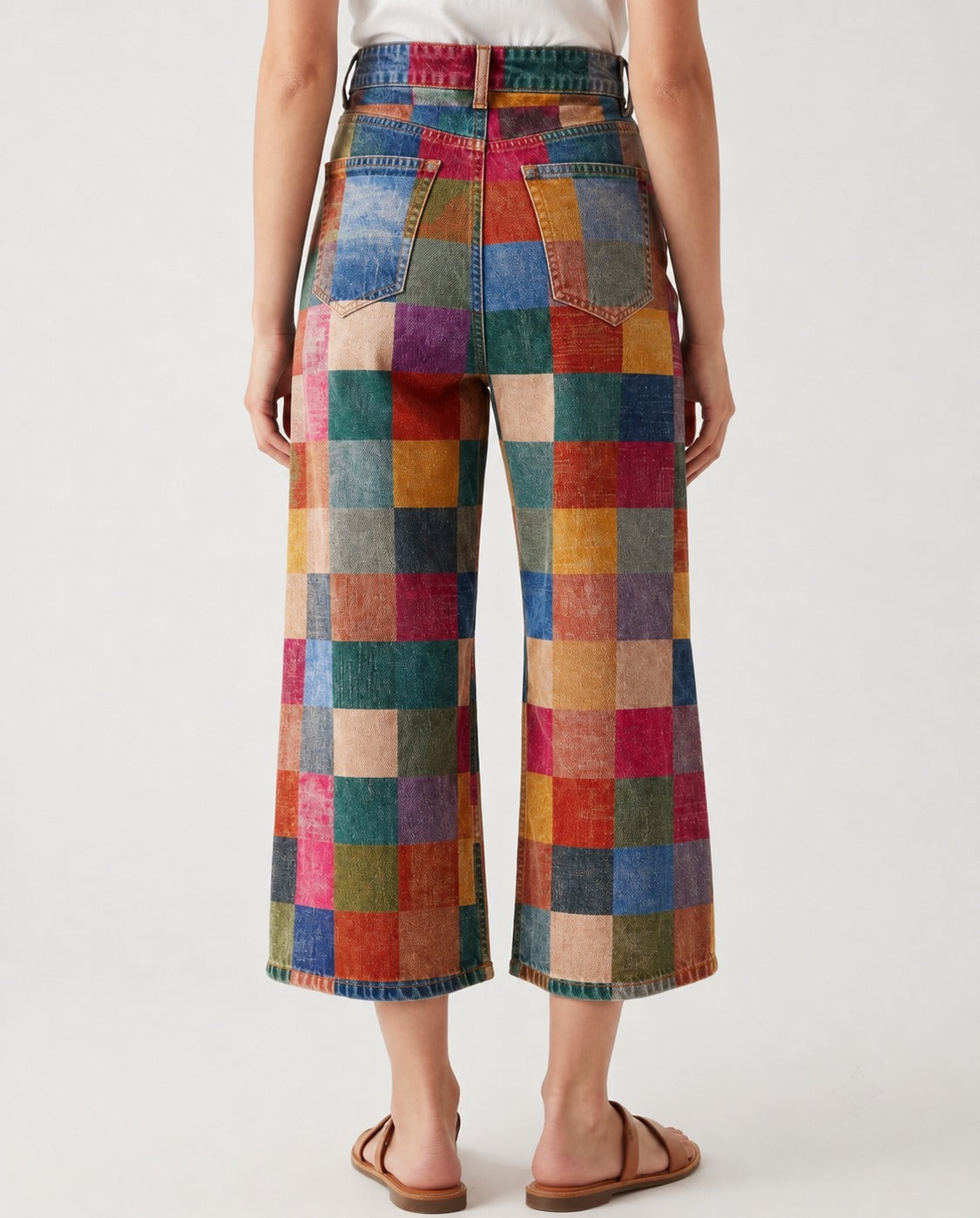 Patchwork Frontier RB-BOT24 – Back View – Riley – multicolor