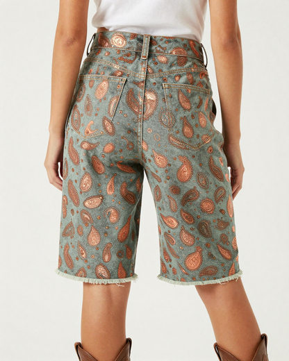 Hammered Copper Paisley RB-BOT08 – Back View – Jessie – Copper / Bronze